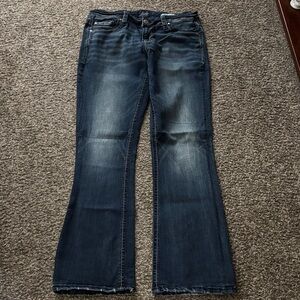 Virgo Dark Blue Flare Jeans